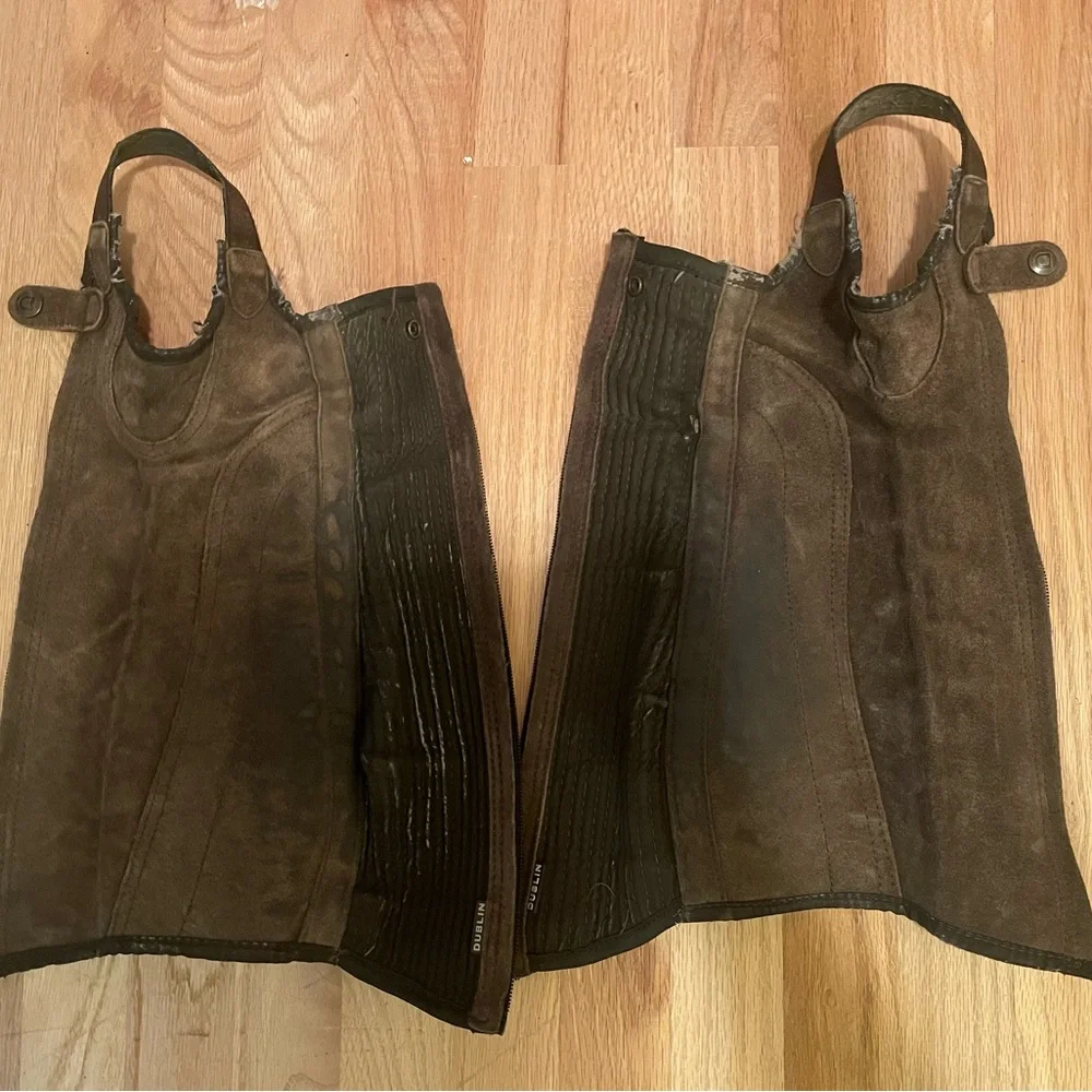 Dublin Brown Riding Half Chaps - Picture 2 of 4